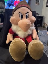Disney Store Grumpy Jumbo Large Plush Snow White Seven Dwarfs 27"