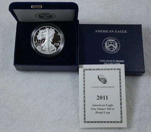 PROOF 2011-W Silver Eagle in MINT Box w/COA FREE SHIP