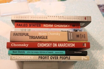 Noam Chomsky Lot Of 8 Paperback Books Profit over People, Media Control, +++
