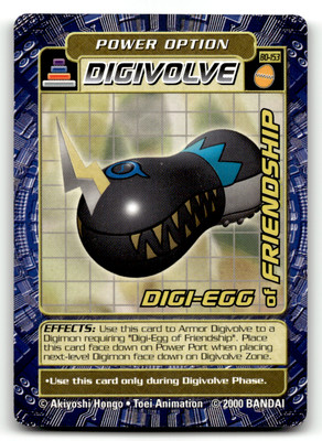 Digimon Digi Battle - Digi-Egg of Friendship BO-153 - Series 3 - Bandai