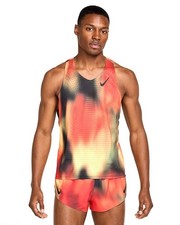 Sz XL- Nike Men's AeroSwift Elite Entry Dri-FIT ADV Running Tank Top, Multicolor