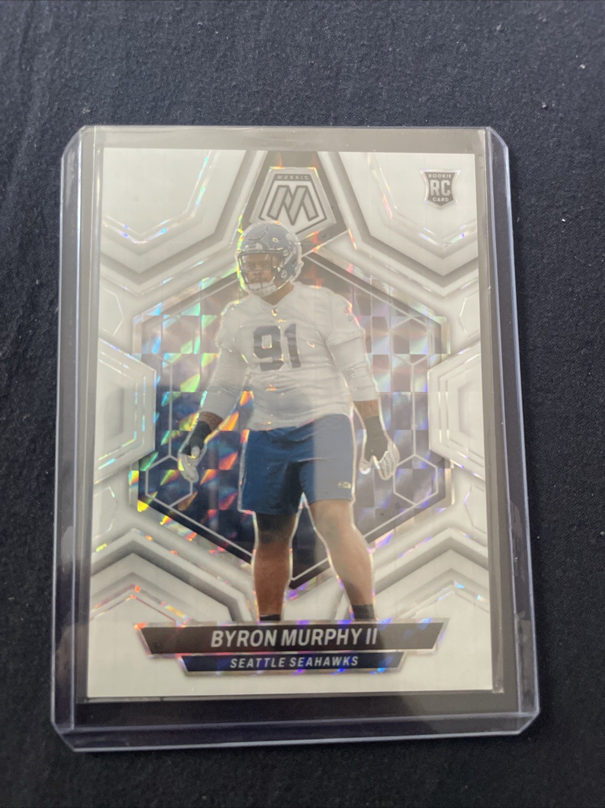 2024 Panini Mosaic Rookies - Byron Murphy II #316 White Mosaic Prizm /25 (RC)