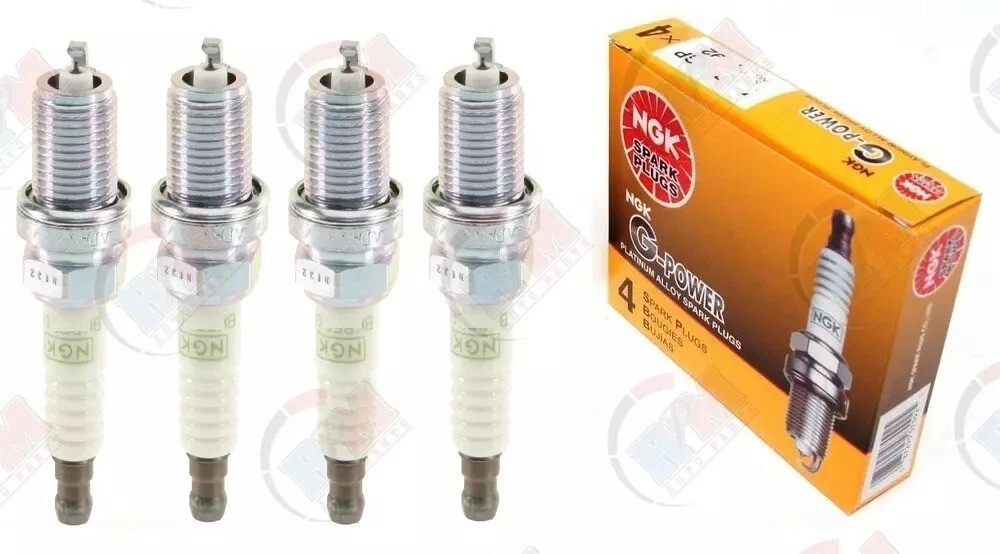 NGK PLATINUM Spark Plugs Set of 4 for Honda Fit 1.5L 2007-2014