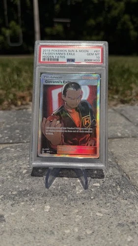 Pokemon 2019 Giovanni’s Exile 67/68 Hidden Fates PSA 10 Gem Mint
