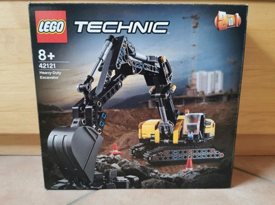 LEGO Technic Hydraulikbagger,  Schwerlastbagger 42121 2-in-1 Set, 8+ Jahre