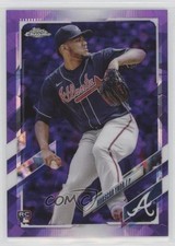 2021 Topps Chrome Update Sapphire Edition Purple 8/10 Huascar Ynoa #US21 1b3