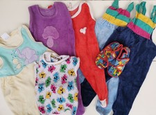 Set Strampler Latzhosen Babykleidung 1980er 1980s 1990er 1990s y2k retro bunt