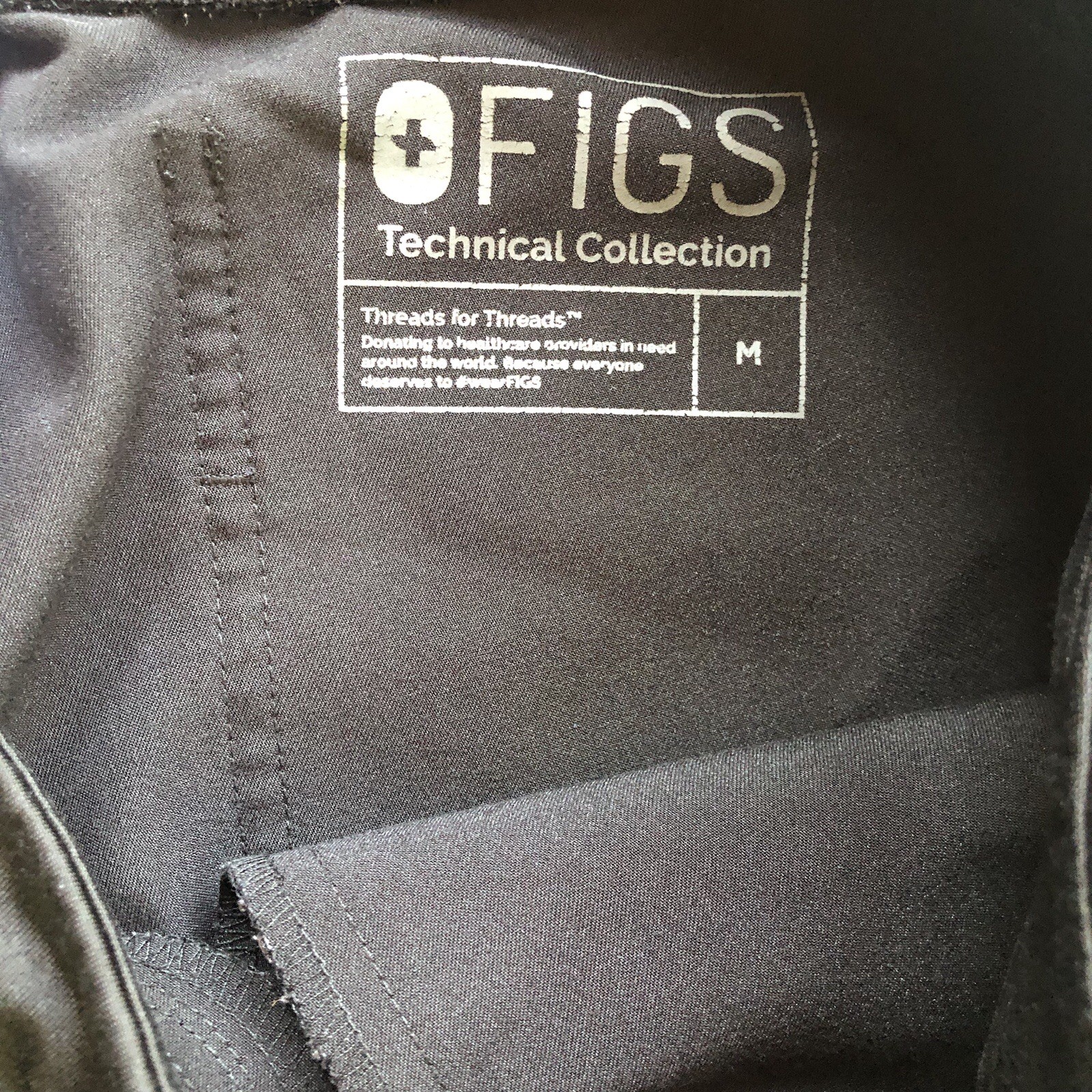 Figs Technical Collection Black Pull on  Scrubs B… - image 4