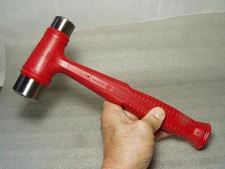 Snap-on Tools USA  RED GRIP 32oz Dual Face Drilling Dead Blow Hammer HSSD32
