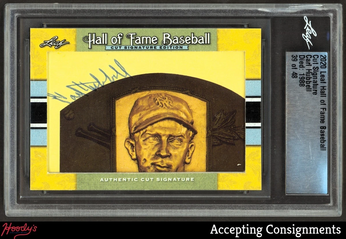 Carl Hubbell Baseball Sports Trading Cards & Accessories