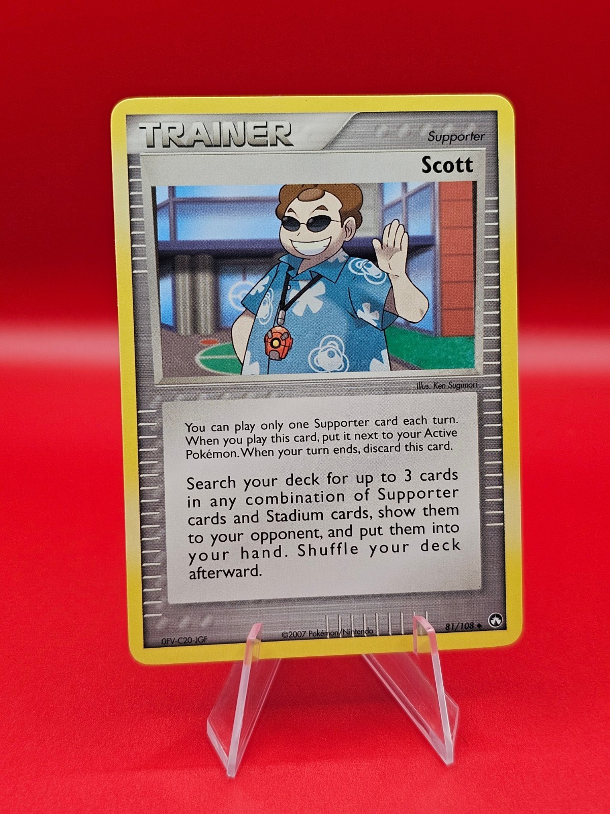 Scott 81/108 Power Keepers Pokémon TCG Uncommon Trainer Supporter LP