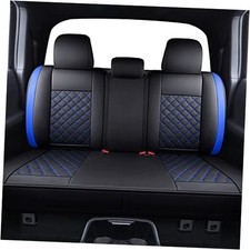 Tacoma Seat Covers Customized for 2005-2025 2026 4Runner Rear Seat/Black-Blue
