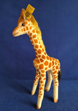 Steiff sehr schöne UNBESPIELTE Giraffe BENDY 0755/28 orig. KNOPF, FAHNE, w. NEU!