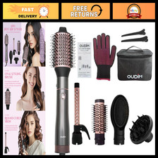 5-in-1 Negative Ion Hair Dryer Brush Set, Hot Air Styler, 3 Heat Settings, Trave
