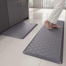 Kitchen Mats for Floor 2 Piece - Anti Fatigue Mats for Kitchen Floor - Non Sl...