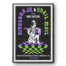15 July 2025 Tree House Brewing Company. Deerfield, MA Dinosaur Jr. Poster