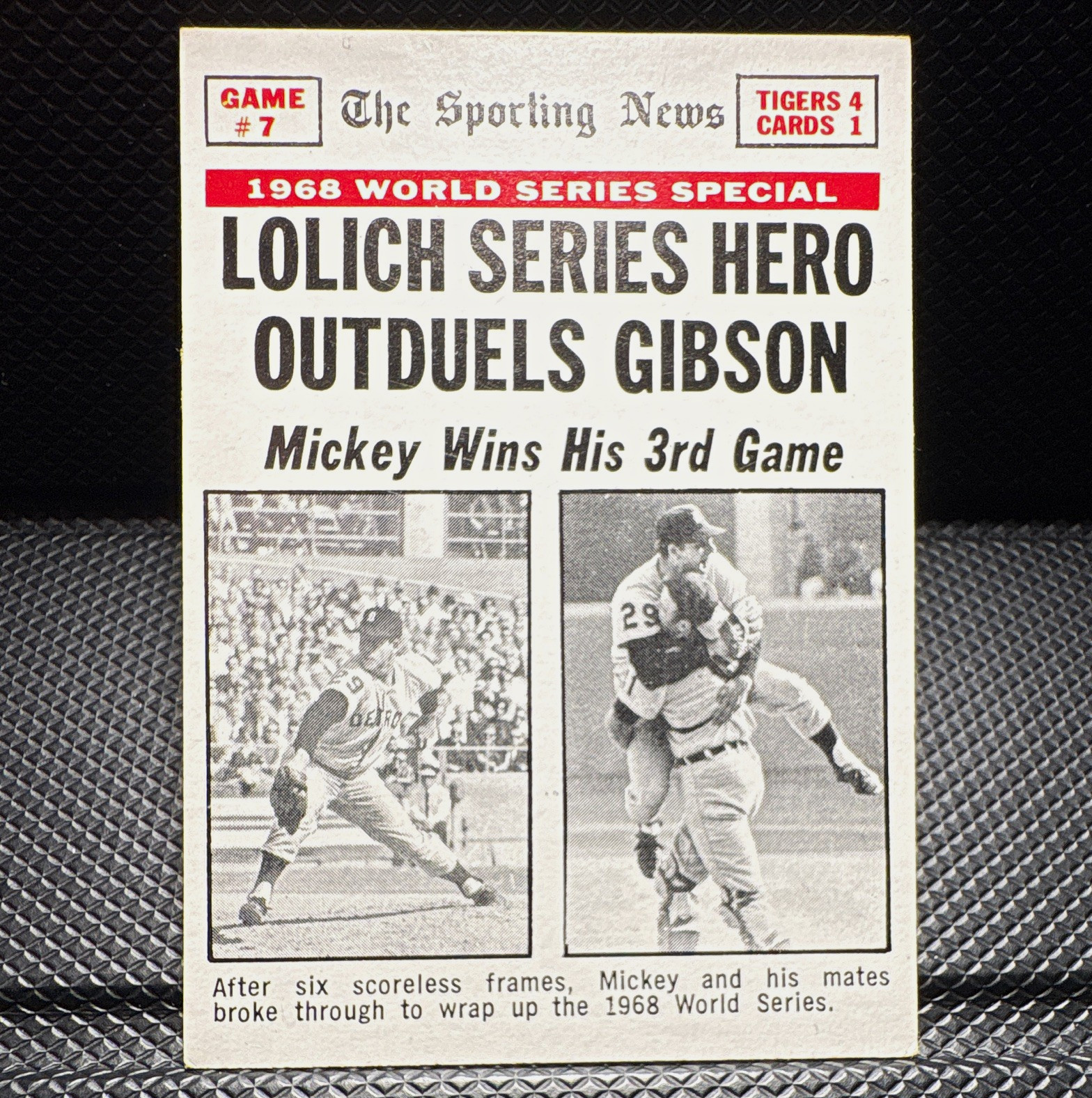 World Series Game 7 #168 Baseball Cards 1969 Topps trading card — raw and PSA graded price guide