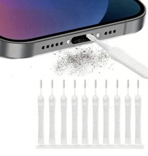 10pcs Mobile Phone Speaker & Port Dust Removal Cleaner iPhone Samsung Cleaning  