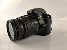 Nikon D3300 24.2MP DSLR Camera Black Kit AF-S 18-bc 55mm Charger  2 Batteries