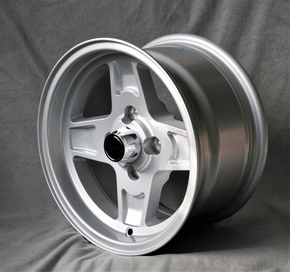 13 Zoll Felgen Campagnolo 7x13" 4x100 ET5 57,1 Silber BMW 1502-2002 tii 3 E21 - Bild 1 von 1
