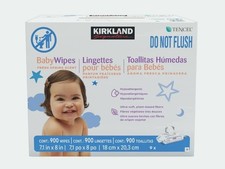 Kirkland Signature Baby Wipes Fresh Spring Scent 900-count