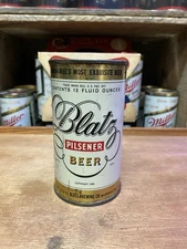 Blatz Flat Top beer Can Blatz Brewing Co Milwaukee Old 1945 Vanity Top