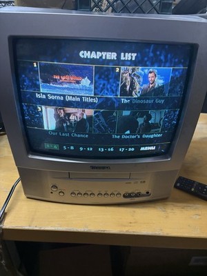 Toshiba 13'' CRT TV DVD Combo MD13Q42 Retro Gaming TV FULLY FUNCTIONAL