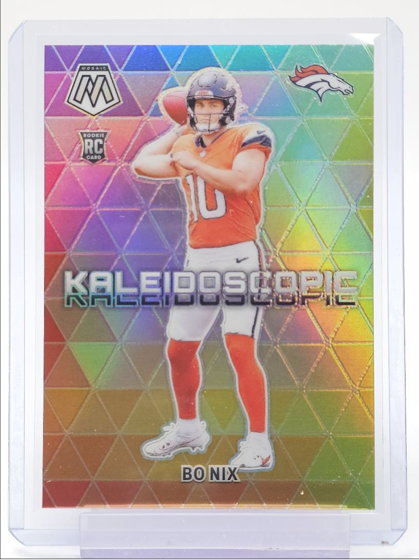 BO NIX 2024 MOSAIC KALEIDOSCOPIC ROOKIE PRIZM SSP BRONCOS RC Q0902