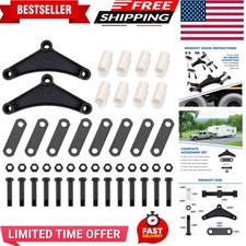 Heavy-Duty Trailer Leaf Spring Kit for Double Eye Springs 3.5K-7.2K Axles, 31...