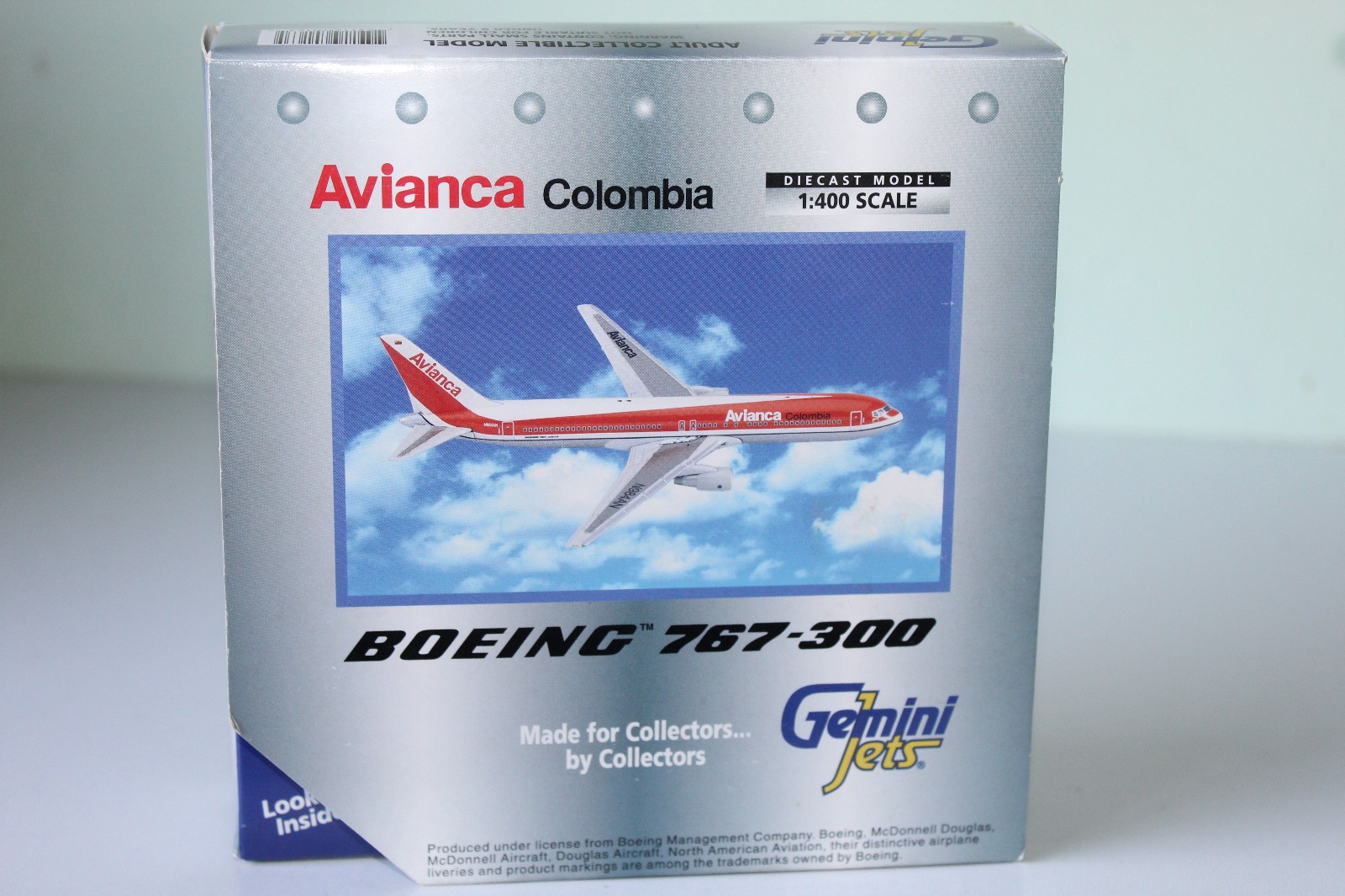 GEMINI JETS 1:400 BOEING 767-300 - AVIANCA COLOMBIA N984AN GJAVA163
