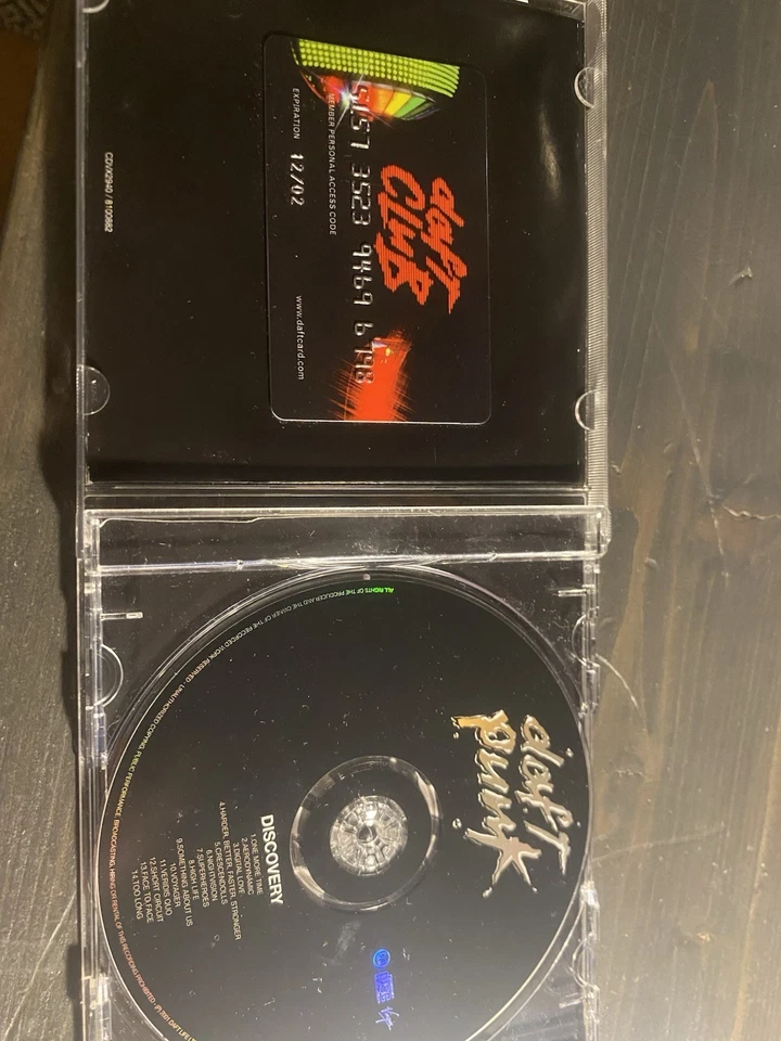 Daft Punk Daft Club Membership Card - RARE - Daft Credit Card - Image 4 of 4