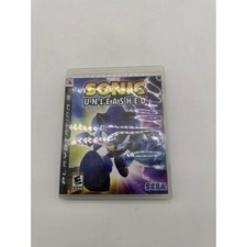PS3 Sonic Unleashed Game CIB Sega Excellent Disc 2008 Action