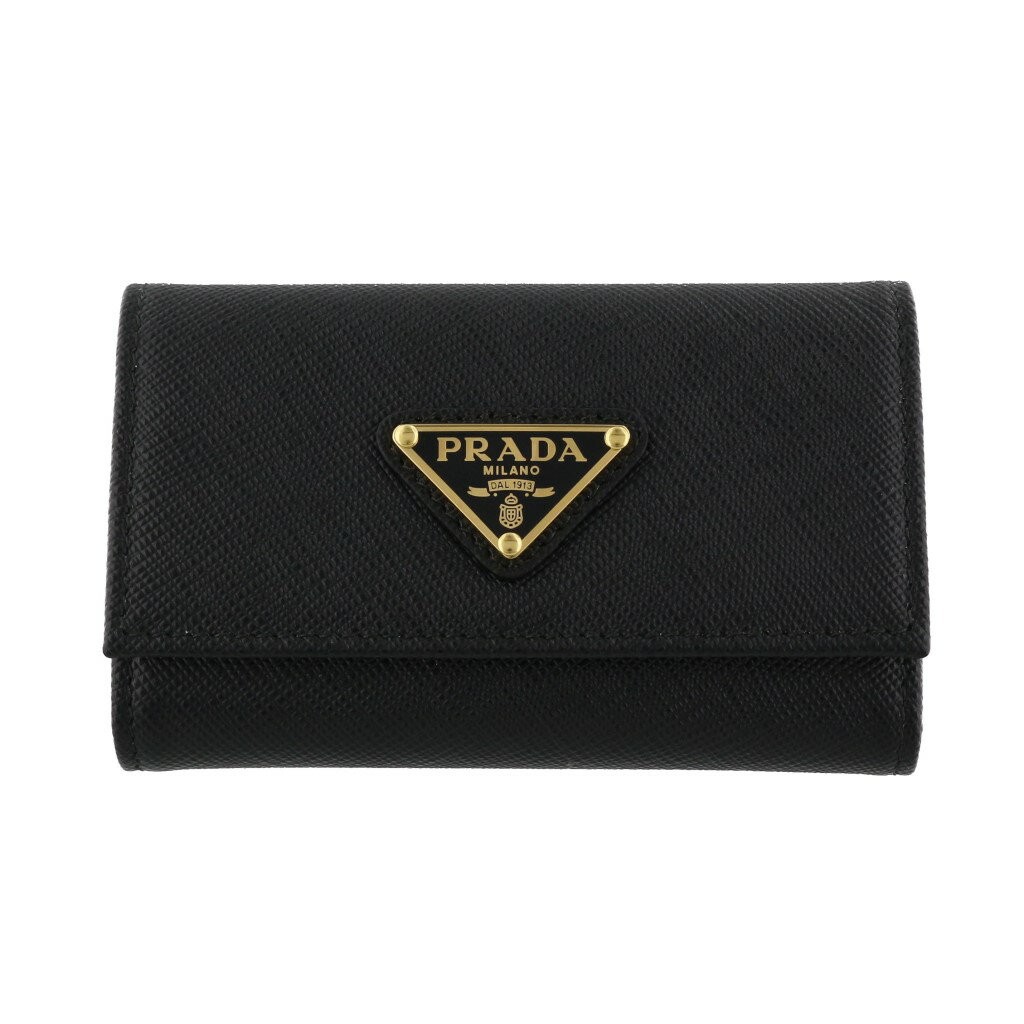 PRADA キーケース　ナイロン PRADA プラダ 6連キーケース ナイロン ブラック M222 キーケース