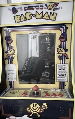 Arcade1Up Super Pac-Man Upright Video Arcade Machine Cabinet - Reproduction