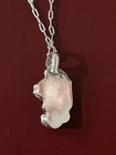 Silver Turquoise And Coral Pendant With Necklace 10in" — photo 3