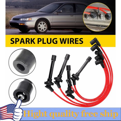#ad New Spark Plug Wires Set For Honda Cr V 1997 2001 Honda Accord 1994 2002 L4 Sohc $23.99