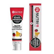 Nutri 11 Natural Kid's Toothpaste Fluoride-Free 3.5 Ounce Pack of 1