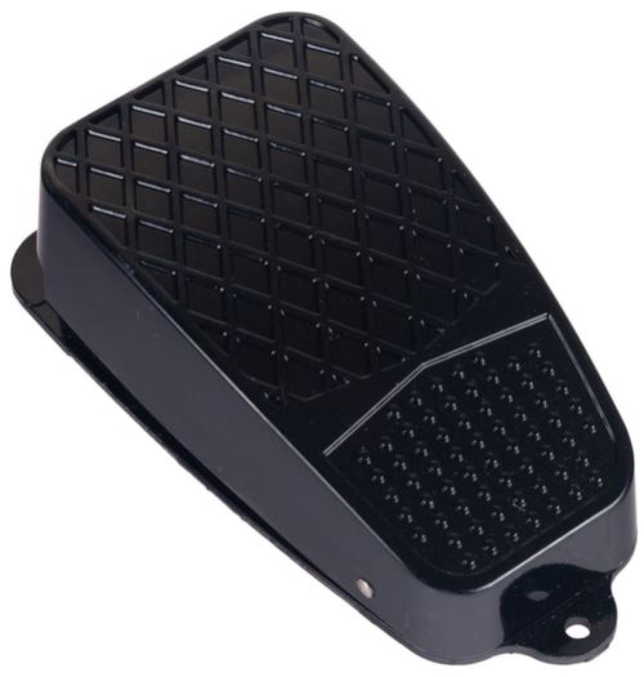 Footswitch 140X66 Aluminium Black (1NO/1NC) 10A FS2 FS