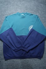 Vintage 90s Georgetown Hoyas Sweatshirt Mens XXL Hanes USA Colorblock Crewneck