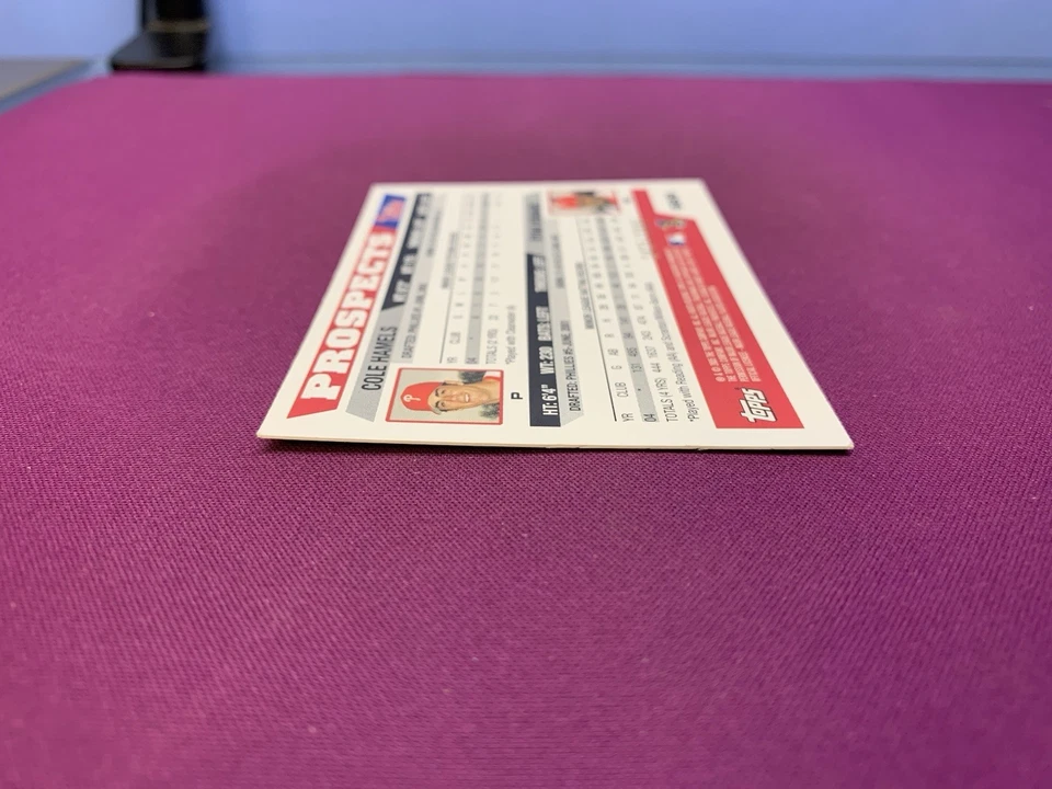 2005 Topps Prospects Ryan Howard, Cole Hamels #689 金色 — 第 3/3 张图片