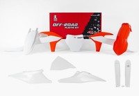 Rtech Plastikkit Passt An KTM Sx(F) 125 150 250 350 450 19-22 Orange/Weiß OEM
