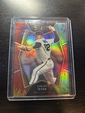 2022 Panini Select Premier Level Tie-Dye Prizm /20 Logan Webb #141 e6e