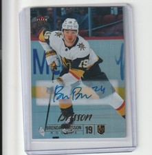 2024-25 Upper Deck Fleer Ultra Rookies Rainbow Foil Brendan Brisson Autograph