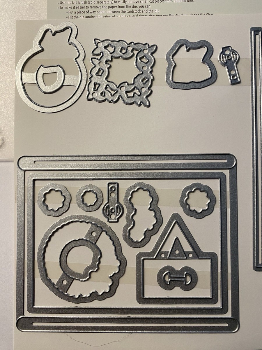 シジックス　Sizzix☆フレーム　カード　ウエディングケーキ　8点セット New Stampin' Up! Sliding Door Framelits Dies 145662 Sizzix Big