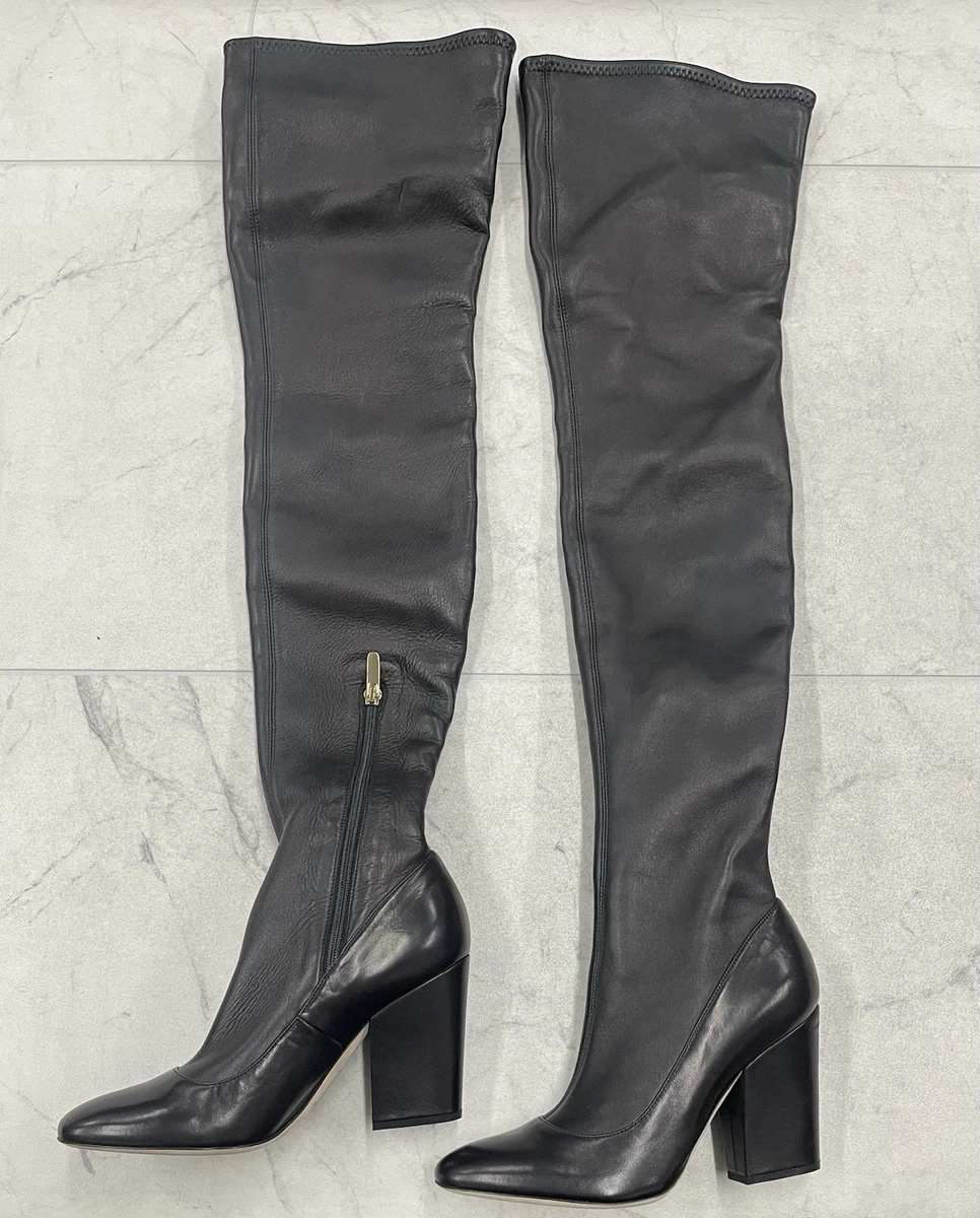 Sergio Rossi Over the Knee High (3-3.9 in) Heel Height Boots for