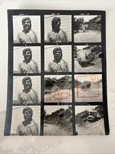 1961 Movie Contact Sheet B&W Warden Or Double?  