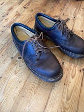 Dr Martens 1461 Shoes Crazy HorseBrown Size 10 US UK 9 Made In England EUC 