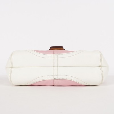 COACH handbag Soho pink canvas leather XY95 | eBay