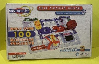 New Snap Circuits Jr. by Elenco. Over 30 Parts. Build over 100 Exciting