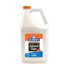Elmer's White Liquid School Glue, 1 Gallon, Safe, Washable, 1 Count, - 1 Teache
